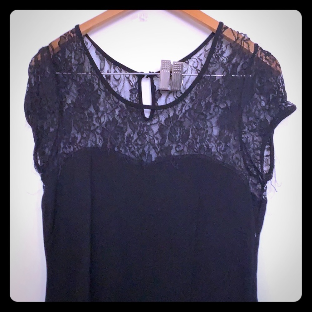 Lace top dress